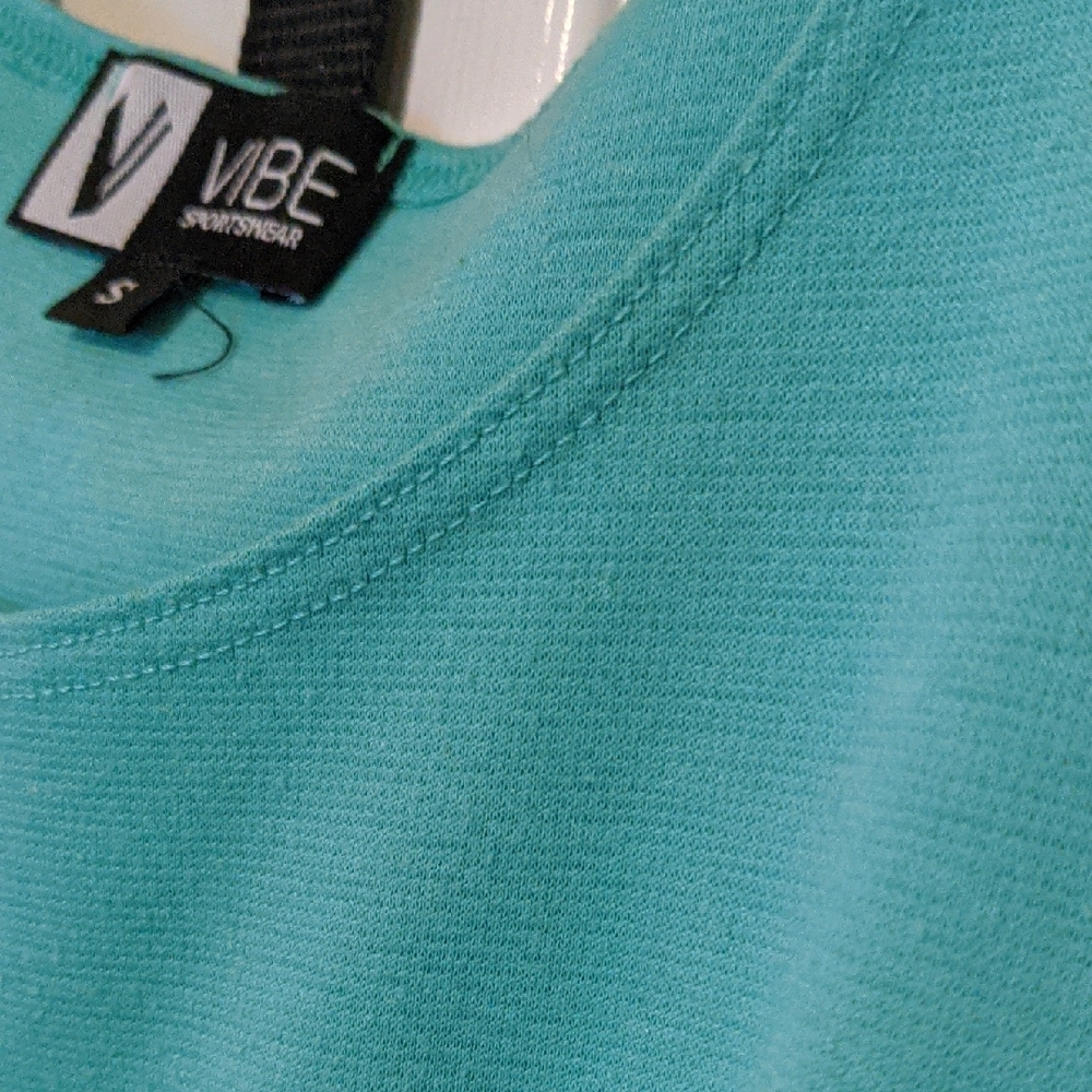 Vibe Women's Aqua Mini Dress, Size Small - Picture 2 of 2